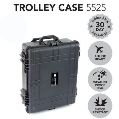 Evolution Gear Hd Series Trolley Hard Case - Black #5525_b