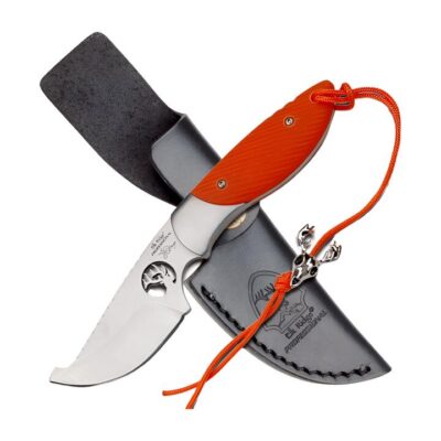 Elk Ridge Pro G10 Orange Skinner Knife - 6.8 Inch Overall #k-ep-002or