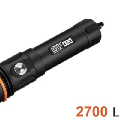 Acebeam 2700 Lumens Premium D20 Dive Led Flashlight - Rechargeable #d20