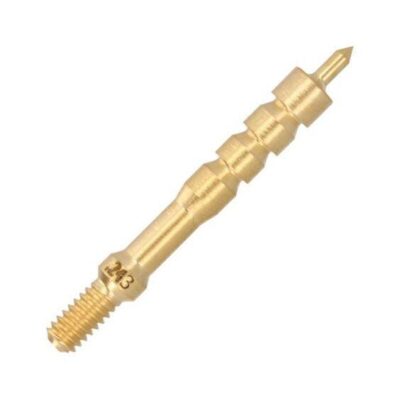 Allen Gun Cleaner Spear Tip Fit Rifle Pistol Cleaning Rods Firearm Solid Jag Brass - .243 Cal 6mm #70663