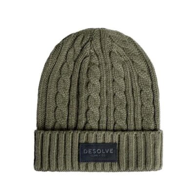 Desolve Rough Seas Beanie One Size Fits Most - Moss Green #9420030011110