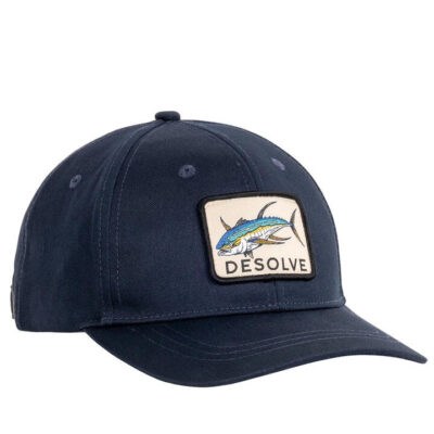 Desolve 6 Panel Design Ahi Cap Made From 100 Cotton - Navy #9420030070612