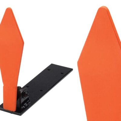 Champion .22 Rimfire Metal Pop-up Diamond Shape Target - W Four 6-inch Stakes #ch44886