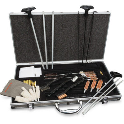 Hoppes Premium Universal Gun Cleaning Accessory Kit - Aluminium Case #hpuacpr