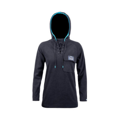 Hunters Element Whakarapu Ls Hood Womens - Black #whakarapu Bl