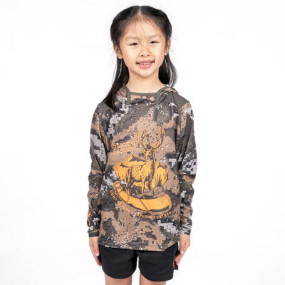 Hunters Element Tyro Roar Hood Kids Made From Rept Recycled Fibre - Desolve Veil #he125193