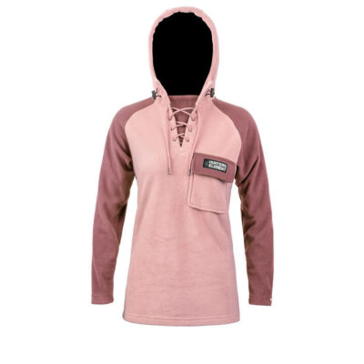 Hunters Element Whakarapu Ls Hood Womens Traditional Laced Neck Adjustment - Mauve/wild Plum #he124207