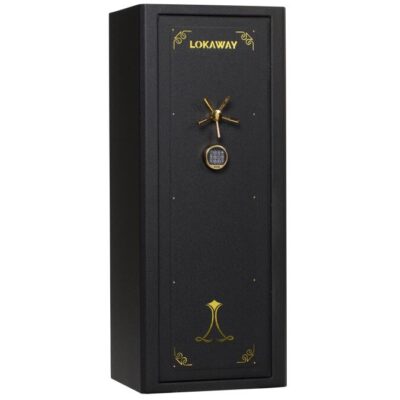 Lokaway Lch1 Premium Series Anti-pry Storage Gun Safe - 12 To 18 Guns #lch1-bsc