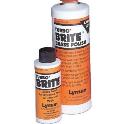 Lyman Turbo Brite Bring Brass To A High Luster Shine For Corn Cob Media - 20 Oz High Quality #ly-tb20