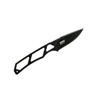 Spika Pack Light Fixed Blade Black Without Paracord #spl-112