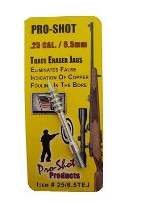 ProShot 0.25CalTraceEraserSpearTipJag - Excellent Quality #25/6.5tej