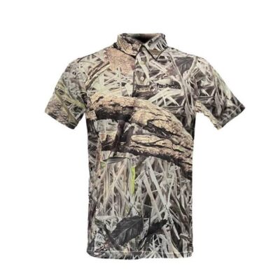 Max-hunter Koorangie Camo Bamboo Charcoal Polo Shirt