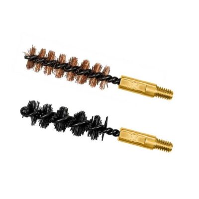 Otis Gun Cleaning .35 Cal Bore Brush 2 Pack 1 Nylon 1 Bronze - Durable #fg-335-nb