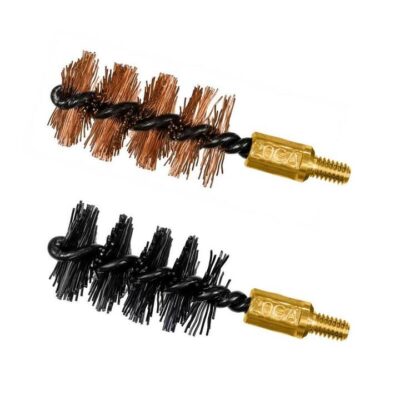 Otis Gun Cleaning 20 Ga Bore Brush 2 Pack 1 Nylon 1 Bronze - Durable #fg-520-nb