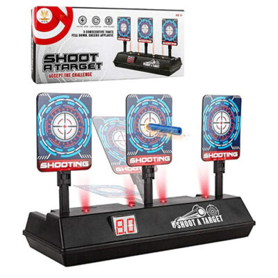 Inner Core Electronic Shooting Target - 3 Knocked Down Soft Ammo #s-st01