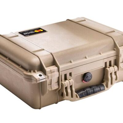 Pelican 1450 Medium Handgun Protector Case - Desert Tan #p1450dt