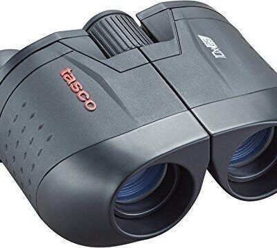 Tasco Essentials 10x25mm Porro Black Compact Binoculars - Waterproof #es10x25