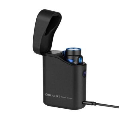 Olight Baton 4 Premium Edition Torch - Rechargeable Edc Wireless Charging Case #baton 4 Premium Edition Regal Blue