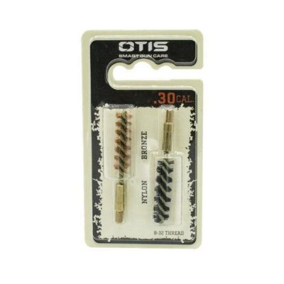 Otis .30-06 / .300/ .30-30 Cal Bore Brush 2 Pack (1 Nylon/1 Bronze)