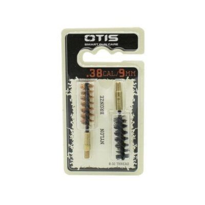 Otis .357-.38cal/ 9mm Bore Brush 2 Pack (1 Nylon/1 Bronze)