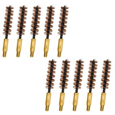Otis Gun Cleaning Bronze Brush 35 Cal 10 Pack - Corrosive Resistant #fg-335-bp