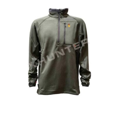 Spika Mens Gridfleece Top  Performance Olive