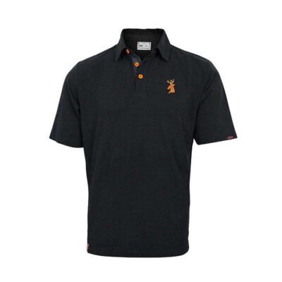 Spika Go Corporate Shooting Polo - Black #gsp-001