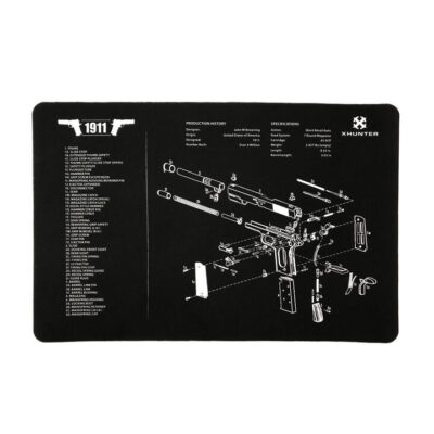 Epicshot Pistol Gun Cleaning Bench Mat - Small 16.5 Inch Length Soft Rubber Material #1911