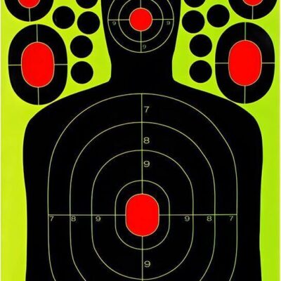 Xhunter Eco-friendly Silhouette Splatter Shooting Targets Pack 25 Sheets #xh128480