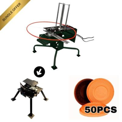 Epicshot Auto Feed Skeet Clay Thrower With Wobbler Kit - With 50pcs Clays #00729