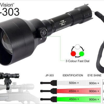 Z-vision Jp-303 3 In 1 Rifle Mount Light Kit 3 Led Colours