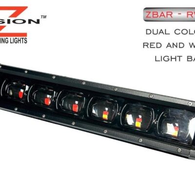 Z-vision Dual Color Light Bar 6 - Red And White #zbar-rw6
