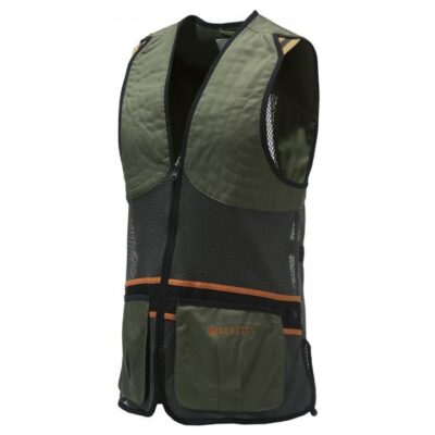 Beretta Shooting Vest - Full Mesh Dark Olive #gt671-t1553-072a