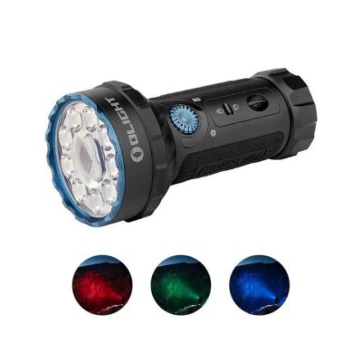 Olight 7000 Lumens High Intensity Rgb Led Torch - Dual Spot And Flood #marauder Mini Black