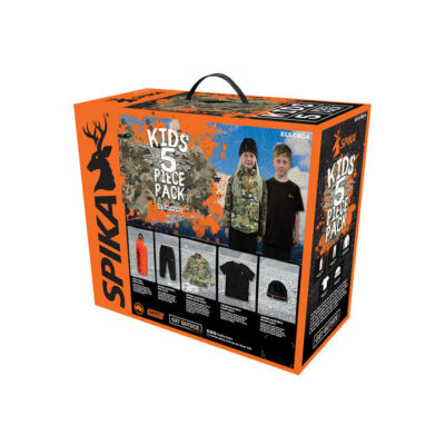 Spika Kids 5 Piece Box Pack - Biarri Camo And Black Clothing #bxx-cbc-6k
